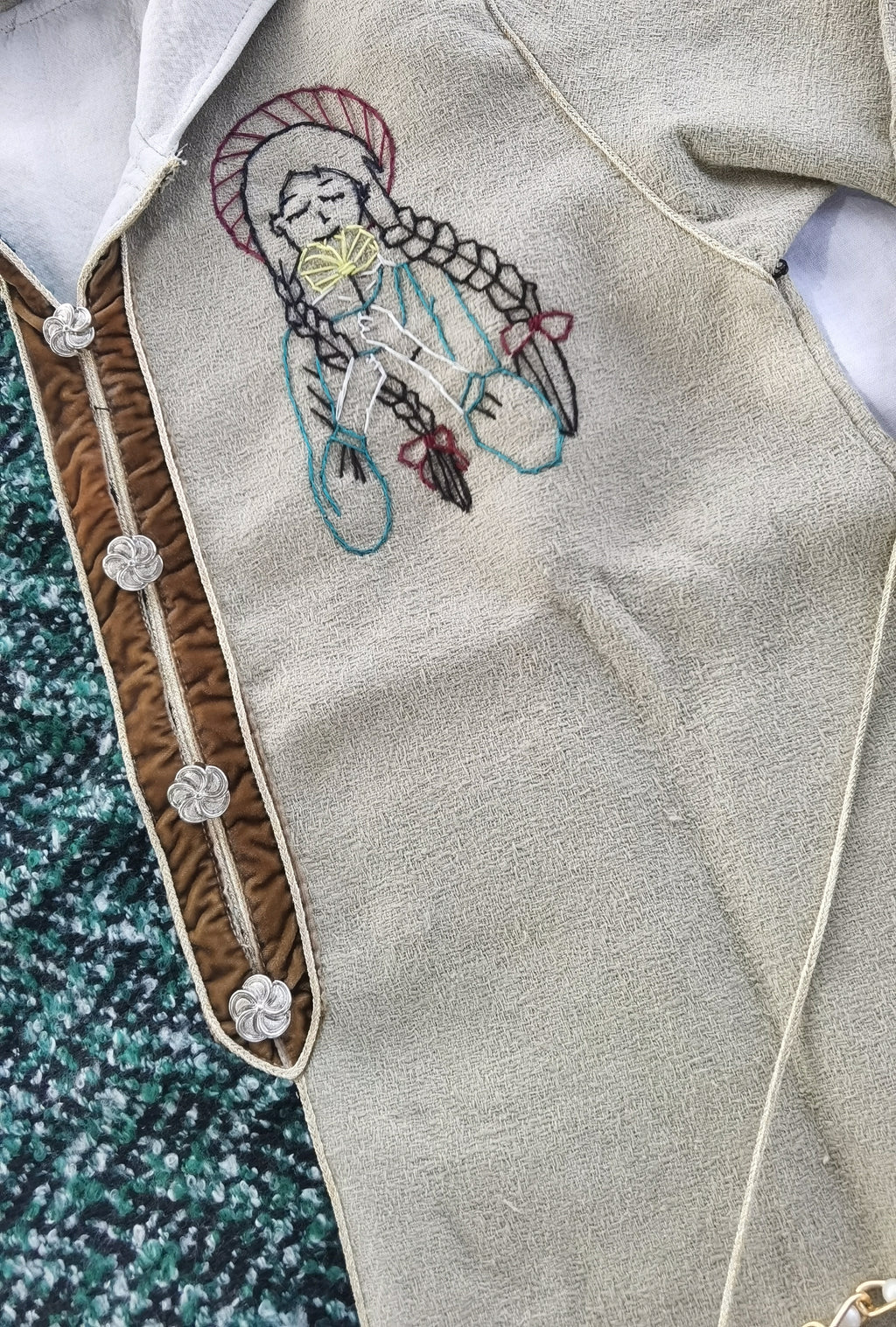 جلابة أطفال بنات مع حقيبة وبلغة هذية