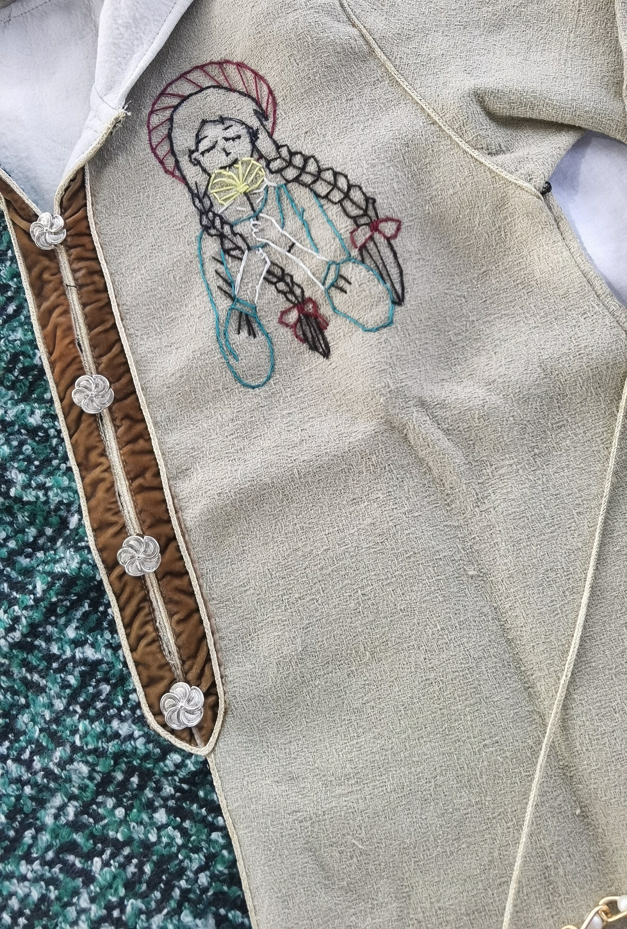 جلابة أطفال بنات مع حقيبة وبلغة هذية