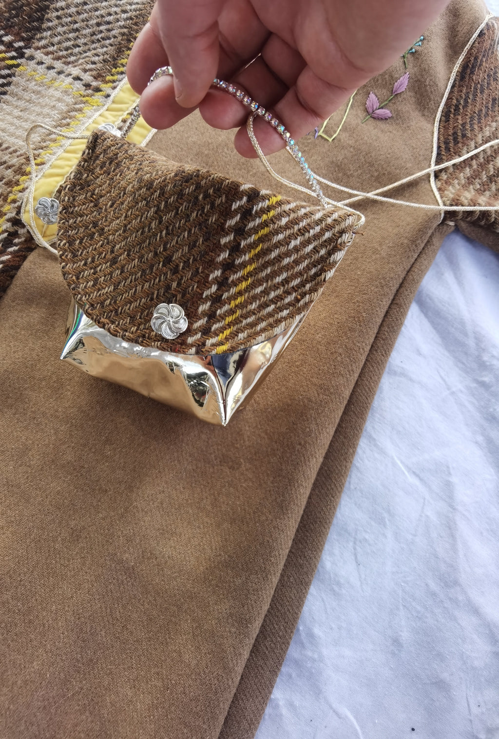 جلابة أطفال بنات مع حقيبة وبلغة هذية